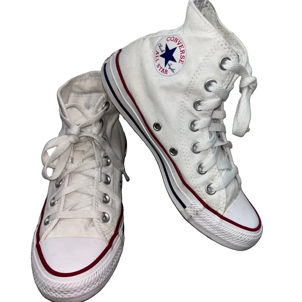 Converse White Chuck Taylor All Star Hi Top Sneaker Size Men 4 Women 6